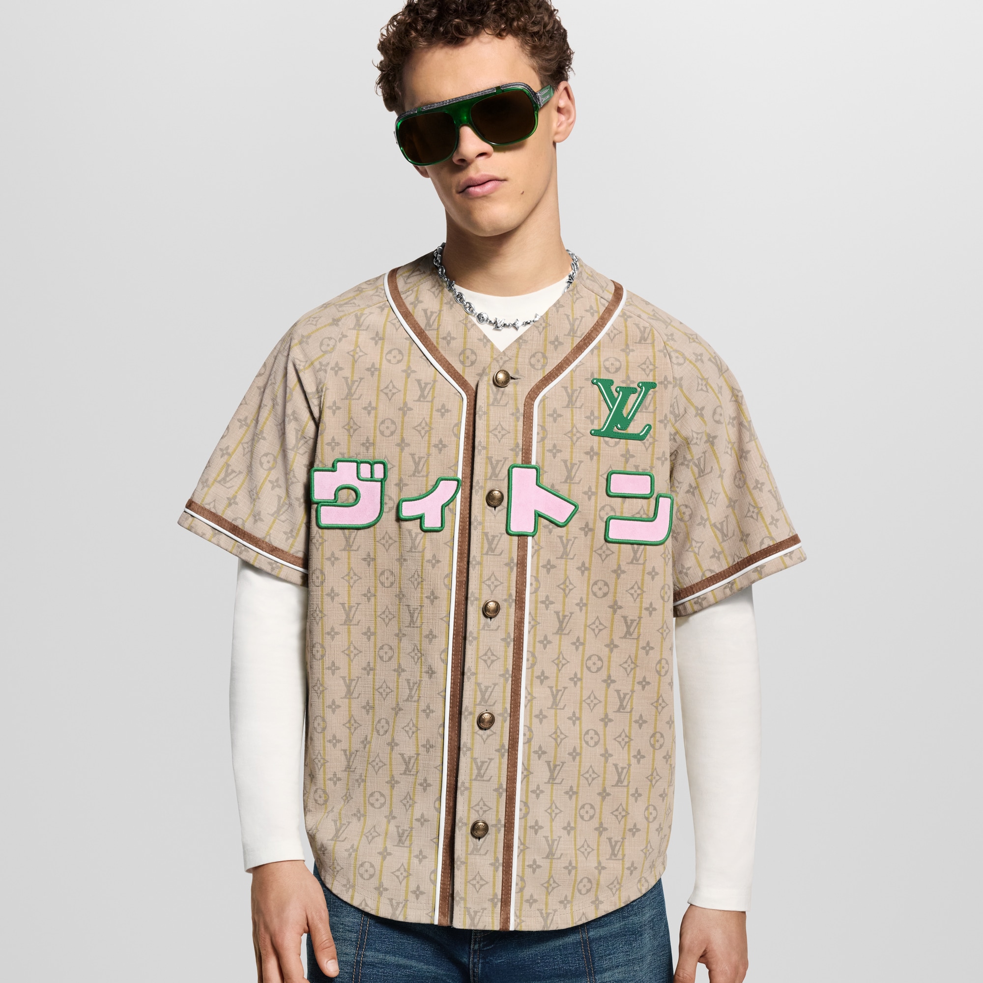 Leather Baseball Shirt - High-End Ready-to-Wear | LOUIS VUITTON ®